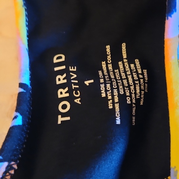 Torrid Active Colorful Sports Bra - Picture 2 of 3